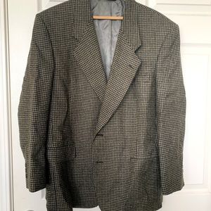 Vintage Oversized Herringbone Blazer
